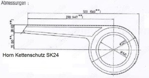 Fahrrad-Kettenschützer 26 Zoll Bild 2