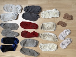 10 Paar dufte getragene Socken  Bild 2