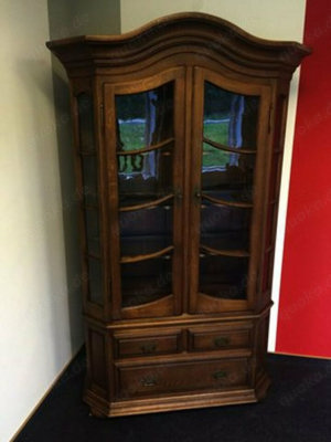 zu Anfragen, TEXT lesen. ! ! ! Vitrine, Sammelvitrine, Eichenvitrine MASSIV Handgefertigt UNIKAT Bild 2