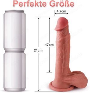 Realistischer Dildo, 21 cm Bild 5