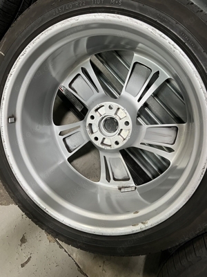 22 bentley bentayga silver oem wheel set (4) with pirelli tires 36a601025
