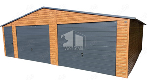 Blechgarage 8x7m Stahlgarage  Individuelle Projekte Schnelle Lieferung ID130