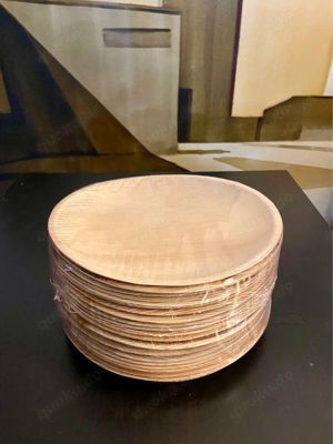 Nachhaltige Bambusteller, 23 cm Bild 2