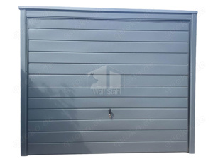 Blechgarage 3x8m Fertiggarage Metallgarage Garage mit Schwingtor  Werkzeugschuppen  GP107
