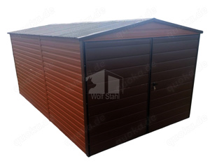  Blechgarage 3x5m Stahlgarage Garage mit Schwingtor Günstige Preise GP210