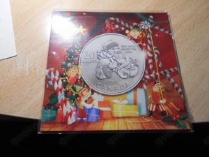 20 Dollar Silber Münze Kanada 2013 Santa im Blister