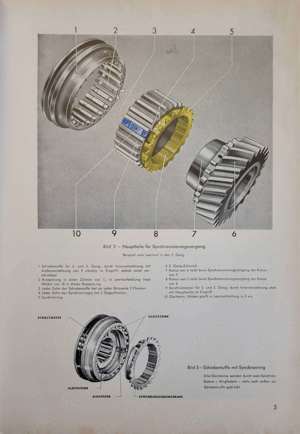 Technisches Grundbuch   Werkstatthandbuch  Opel 3-Gang-Getriebe vollsynchronisiert  Bild 4
