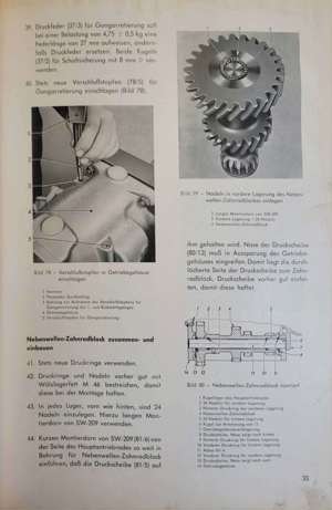 Technisches Grundbuch   Werkstatthandbuch  Opel 3-Gang-Getriebe vollsynchronisiert  Bild 5