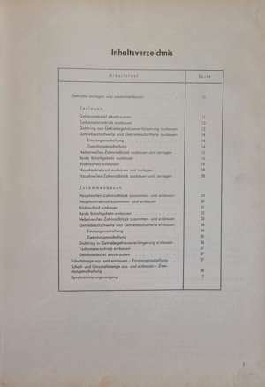 Technisches Grundbuch   Werkstatthandbuch  Opel 3-Gang-Getriebe vollsynchronisiert  Bild 3