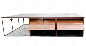 Blechgarage 6x6m Carport und Garage Metallgarage Fertiggarage Individuelle Projekte GP132