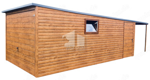  Blechgarage 3x6m Fertiggarage Holzoptik Lieferung und Montage kostenlos Individuelle Projekte ID87 