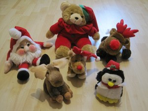 Plüschfiguren Weihnachten