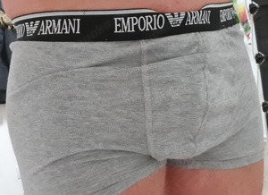 Gern getragende Emporio Armani Boxershort Unterhose Unterwäsche grau