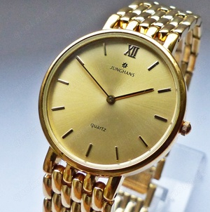 Junghans Classic Saphir Unisex Armbanduhr inkl. Box aus Nachlass