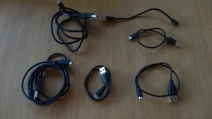 6 x USB A auf USB Micro, Adapter, Kabel