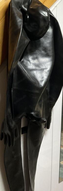 Latexanzug chloriert, Heavy Rubber Catsuit , Latexcatsuit Bild 3