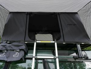 Prime Tech Hartschalen-Autodachzelt Nevada 140cm ABS schwarz  grau automatik Bild 5