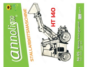 annoligno 05 IFA Fortschritt HT 140 Bild- Ersatzteilliste + Motor 4 VD 8.8 Bedienungsanleitung