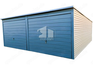  Blechgarage 6x5m Schwingtor Stahlgarage Doppelgarage Lieferung und Montage kostenlos ID117