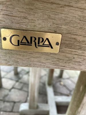Garpa Eaton 6 Stühle mit Lehne und Sitzkissen rot + Tisch Norfol Bild 6