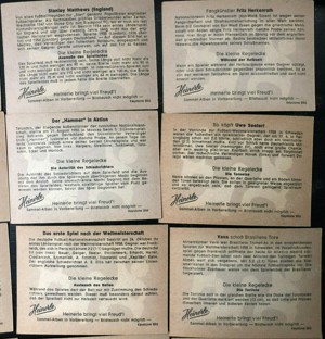 21 Heinerle Fußball Bilder mit Mannschaften und Spielszenen Bild 3