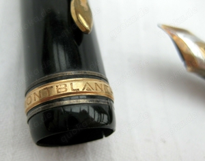 Alter Montblanc Füller Füllfederhalter - Feder aus 585 Gold Bild 6