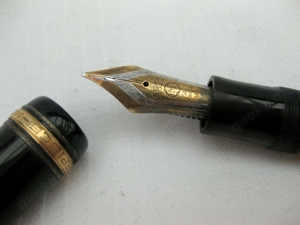 Alter Montblanc Füller Füllfederhalter - Feder aus 585 Gold