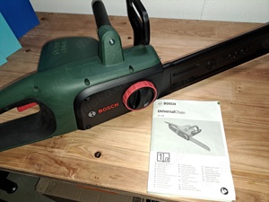 Bosch Home and Garden Elektro Kettensäge neu Bild 2