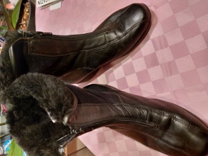 waldläufer stiefel gr 7, 5 schwarz