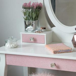 Möbelfolie Glitzer Fototapete Selbstklebende Struktur Folie Brokat Mettalic Küche Schrank Farbe Rosa