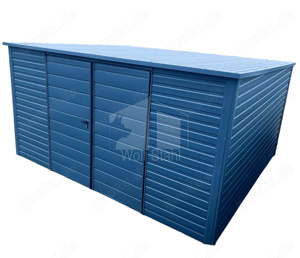 GartenHaus Schuppen 4x2,5m Gerätehaus Schuppen für Garten Individuelle Projekt GP261