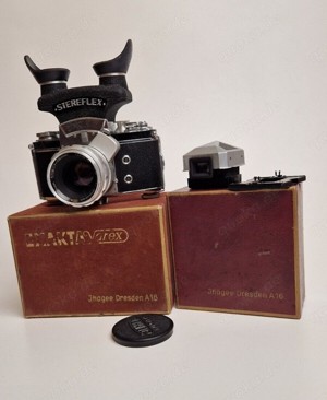 (12) Exakta VX IIa Ihagee Stereflex Objektiv 1.9  55 Steinheil Auto  Quinon