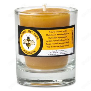 Votivkerze aus 100% Bienenwachs