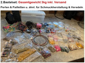 Bastelset 2.- 3kg inkl. Versand Schmuckherstellung und Veredelung von vielerlei 