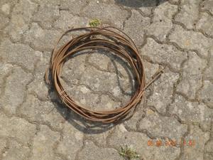 Stahlseil, ca 17 m lang, 8 mm stark