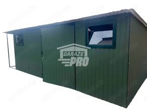Gartenhaus 5,5x4m Fertiggartenhaus Gerätehaus Schuppen für Garten Grün Schnelle Lieferung GP244