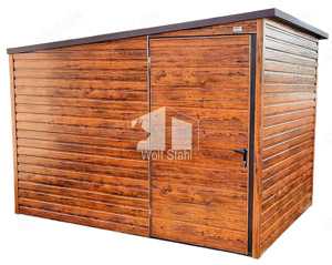 Gartenhaus 3x2,5m  Schuppen für Garten Werkzeugschuppen Gartenschuppen Holzoptik Hohe Qualität ID151