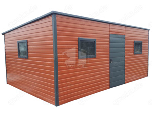  Gartenhaus 5,5x3m Gerätehaus Schuppen für Garten Werkzeugschuppen Günstige Preise GP94 