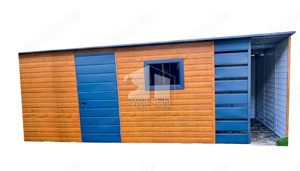 Gartenhaus 5x3m Gerätehaus Schuppen für Garten Werkzeugschuppen Transport + Aufbau gratis ID424 