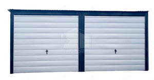 Blechgarage 6x6m Garage mit Schwingtor Fertiggarage Hohe Qualität Garagen direkt vom Herstelle GP257