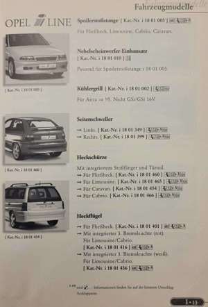 OPEL Zubehör Programm 2000 Bild 9