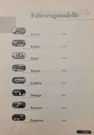 OPEL Zubehör Programm 2000 Bild 3