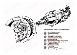 Victoria KR 26, KR 26 N Bremstrommel Bild 10