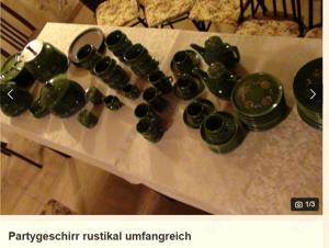 Rustikales Partygeschirr