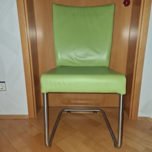 Hochwertige Leder-Eßzimmerstühle