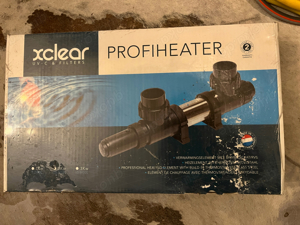 Xclear Profi Heater 2kW Edelstahl Teichheizer mit Thermostat für 10000l