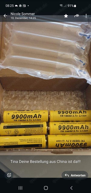 Neuwertig Batterien Akku Bild 2