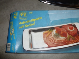 Aufschnittplatte mit Deckel Bild 2