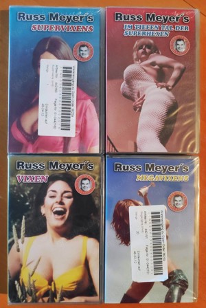 Russ Meyers Vixen (4 VHS Kassetten , Neu, OVP)