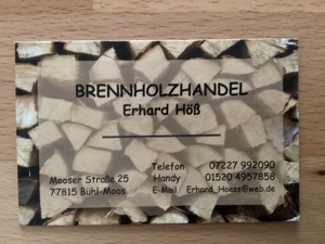 Buchen Brennholz, Kaminholz 